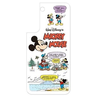 Samsung GP-TOS906HIARW paneeli rungon suojukseen Galaxy S22:lle + Disney Mickey valkoinen / valkoinen