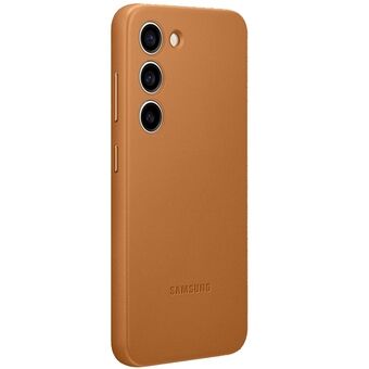 Samsung EF-VS916LA S23+ S916 kamelin nahkapäällinen