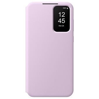 Etui Samsung EF-ZA356CVEGWW A35 5G A356 lawenda/lavender Smart View Wallet Case. 

Käännös suomeksi: 

Samsung EF-ZA356CVEGWW A35 5G A356 lawenda/lavender Smart View Wallet -kotelo.