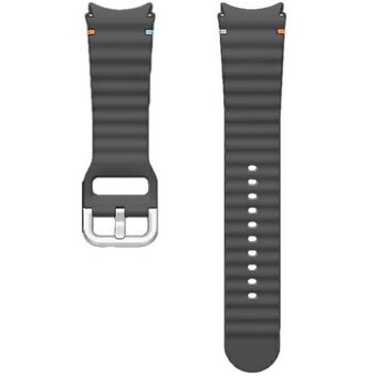 Pasek Sport Band Samsung ET-SNL31LBEGEU Watch7 / 6 / 5 / 4 20 mm M/L, harmaa/tummanharmaa