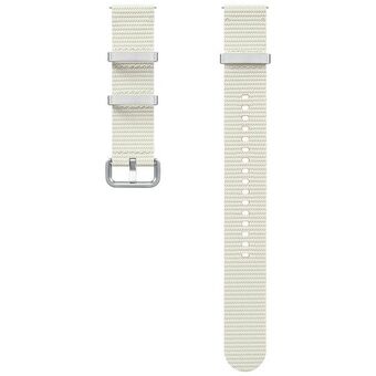 Pasek Athleisure Band Samsung ET-SOL30SWEGEU Watch7 / 6 / 5 / 4 -kelloon 20mm S/M koossa, kerma/vaaleakreemi.