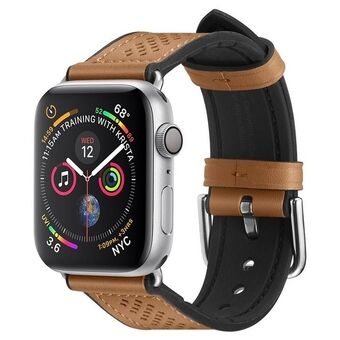 Spigen Retro Fit Band Apple Watch 1/2/3/4/5/6/7 / SE 42/44/45 mm ruskea / ruskea 062MP25078