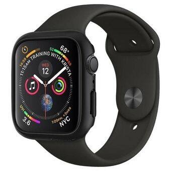 Spigen Thin Fit Apple Watch 4/5/6//7/SE suojakuori 44/45mm musta 062CS24474