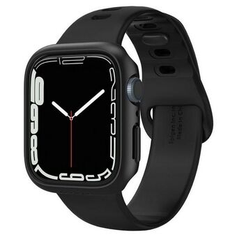 Spigen Thin Fit Apple Watch 7 45mm musta/black ACS04174