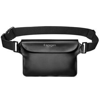 Spigenin yleismaailmallinen vedenpitävä vyölaukku, musta/universal waterproof waist bag, czarny, uniwersalna biodrowa saszetka wodoodporna, AMP04532.