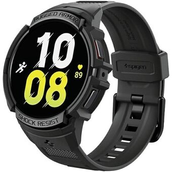 Spigen Rugged Armor Pro Samsung Watch 6 40mm musta/musta ACS06501