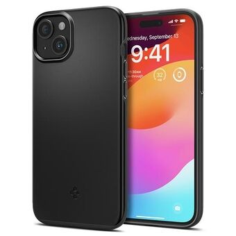 Spigen Thin Fit iPhone 15 6.1" musta/black ACS06776