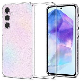 Spigen Liquid Crystal Glitter -kuori Sam A55 5G -puhelimelle ACS07538