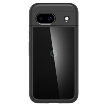 Spigen Ultra Hybrid -suojakuori Google Pixel 8a -puhelimelle, musta ACS07262