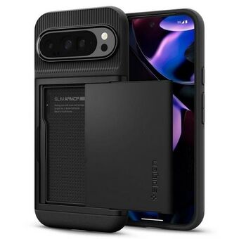 Spigen Slim Armor CS Google Pixel 9 Pro XL musta/black ACS07729