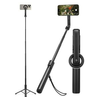 Spigen Selfiestick S580W MagSafe Tripod Bluetooth czarny/musta AMP07659