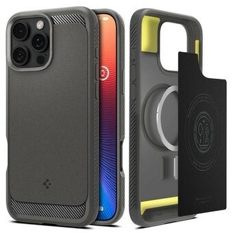 Spigen Rugged Armor iPhone 16 Pro         harmaa/grey ACS08116