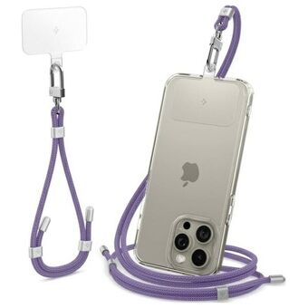 Spigen Universal Strap Set Crossbody & Ranneke puhelimeen violetti/deep purple AFA08363