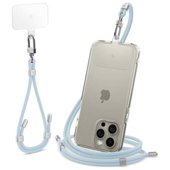 Spigen Universal Strap Set Crossbody & Rannekke puhelimelle sininen/mute blue AFA08364