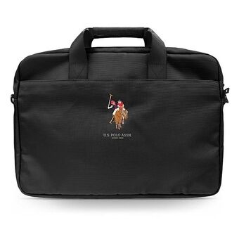 US Polo Case USCB15PUGFLBK 16" musta/musta