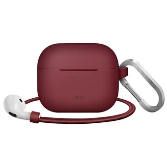 UNIQ Vencer AirPods 3. sukupolven suojakotelo, silikoni, bordonpunainen/burgundy maroon