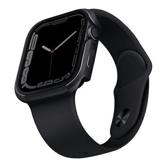 UNIQ kotelo Valencia Apple Watch Series 4/5/6/7 / SE 40 / 41mm. grafiitti / grafiitti