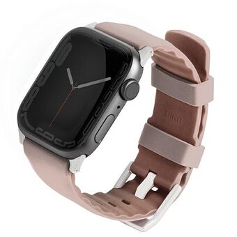 UNIQ-ranneke Linus Apple Watch Series 4/5/6/7/8 / SE / SE2 38/40 / 41mm. Airosoft Silicone pinkki / poskipuna pinkki