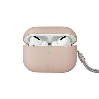 UNIQ-kotelo Lino AirPods Pro 2. sukupolvelle, silikoni, vaaleanpunainen