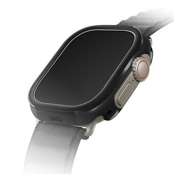 UNIQ Valencia Apple Watch Ultra 49mm kotelo. musta / keskiyön musta