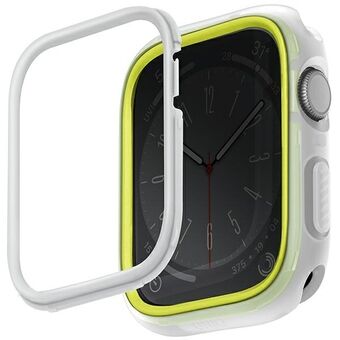 UNIQ-kotelo Moduo Apple Watch Series 4/5/6/7/8/SE/SE2 40/41 mm lime-valkoinen/kalkki-valkoinen