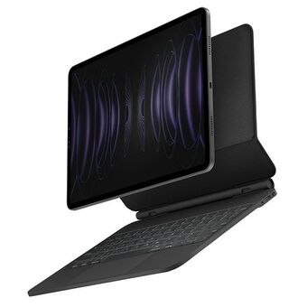 UNIQ Etui Venno Magnetic Smart, jossa näppäimistö, iPad Pro 11" (2022/2021) | Air 10.9" (2022/2020), musta/ebony musta