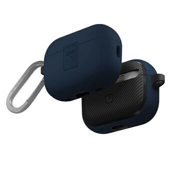 UNIQ clyde-lukkotapaus AirPods Pro 2:lle (2022/2023) sinisenharmaa/royal blue-dark grey.