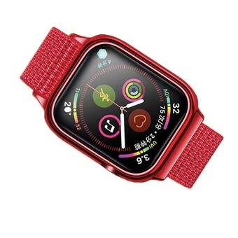 USAMS Pasek z etui Apple Watch 4/5/6/7/ SE 44/45mm. punainen/red ZB74IW3 (US-ZB074)