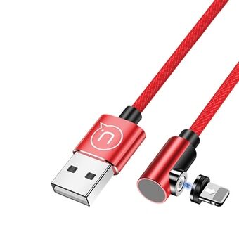 USAMS U54 kulmikas magneettikaapeli 1 m salamanpunainen / punainen SJ444USB02 (US-SJ444)