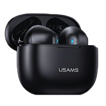 USAMS Bluetooth 5.2 TWS kuulokkeet NX10 Series Dual mic Wireless Black / Black BHUNX01