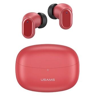 USAMS Bluetooth 5.1 TWS BH -sarjan kuulokkeet langattomat punainen / punainen BHUBH03