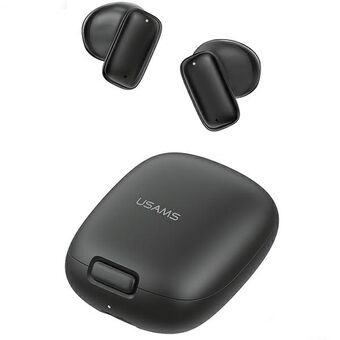 USAMS Bluetooth 5.3 TWS ID -sarjan langattomat kuulokkeet, mustat (BHUID01, ID25)