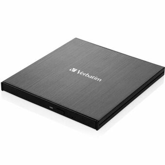 Verbatim Ulkoinen Slimline Blu-ray -kirjoitin + USB 3.0 -kaapeli musta/musta 43890