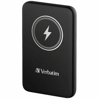 Verbatim Powerbank langaton `n` Go 15W 5000mAh Langaton Magneettinen musta/black 32240