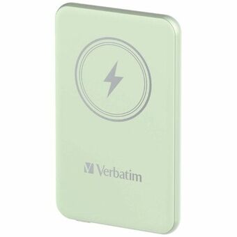 Verbatim Powerbank induktoiva `n` Go 15W 5000mAh langaton magneettinen vihreä 32241