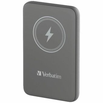 Verbatim Powerbank induktoiva `n` Go 15W 5000mAh Langaton Magneettinen harmaa/grey 32244