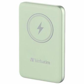 Verbatim langaton varavirtalähde `n` Go 15W 10000mAh Wireless Magnetic vihreä/green 32246