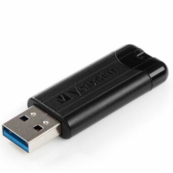 Verbatim Pendrive 256GB USB-A 3.2 PinStripe musta/black 49320