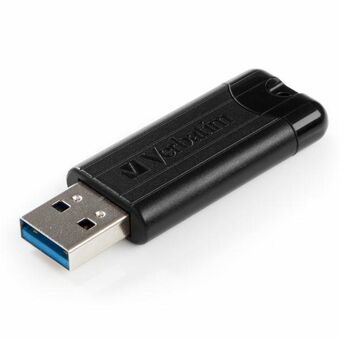 Verbatim Pendrive 32GB USB-A 3.2 PinStripe musta/black 49317