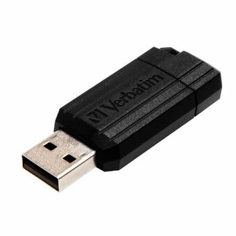 Verbatim-muistitikku 16GB USB-A 2.0 PinStripe musta/black 49063.