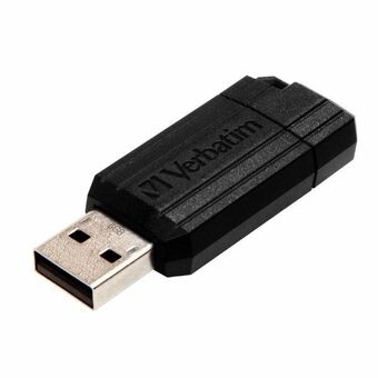 Verbatim Pendrive 8GB USB-A 2.0 PinStripe musta/black 49062