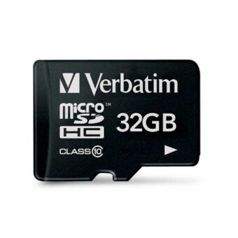 Verbatim Karta microSDHC 32GB V10 musta/black 44013