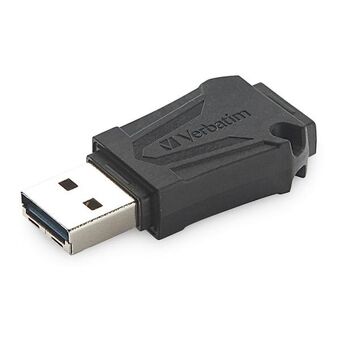 Verbatim Pendrive 16GB USB-A 2.0 ToughMAX musta/black 49330