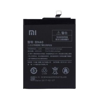 Xiaomi akku BN40 Redmi Pro 4 bulkki 4000 mAh