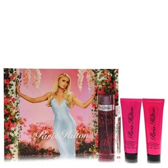 Paris Hilton by Paris Hilton - Gift Set -- 3.4 oz Eau De Parfum Spray + 3 oz Body Lotion + 3 oz Shower Gel + .34 oz  Mini EDP Spray - naisille