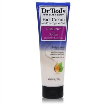 Dr Teal\'s Pure Epsom Salt Foot Cream by Dr Teal\'s - Pure Epsom Salt Foot Cream with Shea Butter & Aloe Vera & Vitamin E 240 ml - naisille