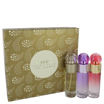 perry ellis 360 by Perry Ellis - Gift Set -- 1 oz Perry Ellis 360 EDT Spray + 1 oz Perry Ellis 360 Coral EDP Spray + 1 oz Perry Ellis 360 Purple EDP Spray - naisille