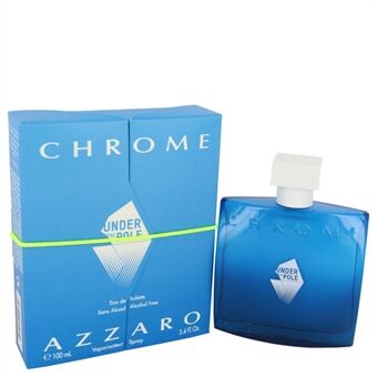 Chrome Under The Pole by Azzaro - Eau De Toilette Spray (Alcohol Free) 100 ml - miehille