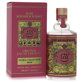 4711 Floral Collection Rose by 4711 - Eau De Cologne Spray (Unisex) 100 ml - miehille