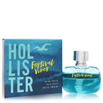 Hollister Festival Vibes by Hollister - Eau De Toilette Spray 100 ml - miehille